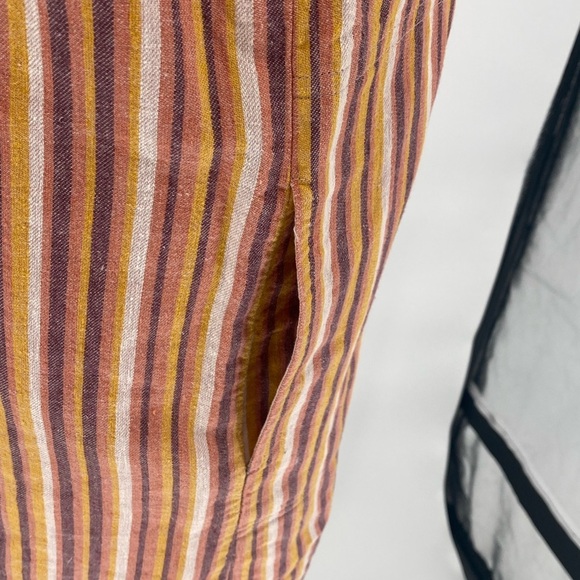 Madewell Orange Brown Sheath Midi Dress - Picture 4 of 12